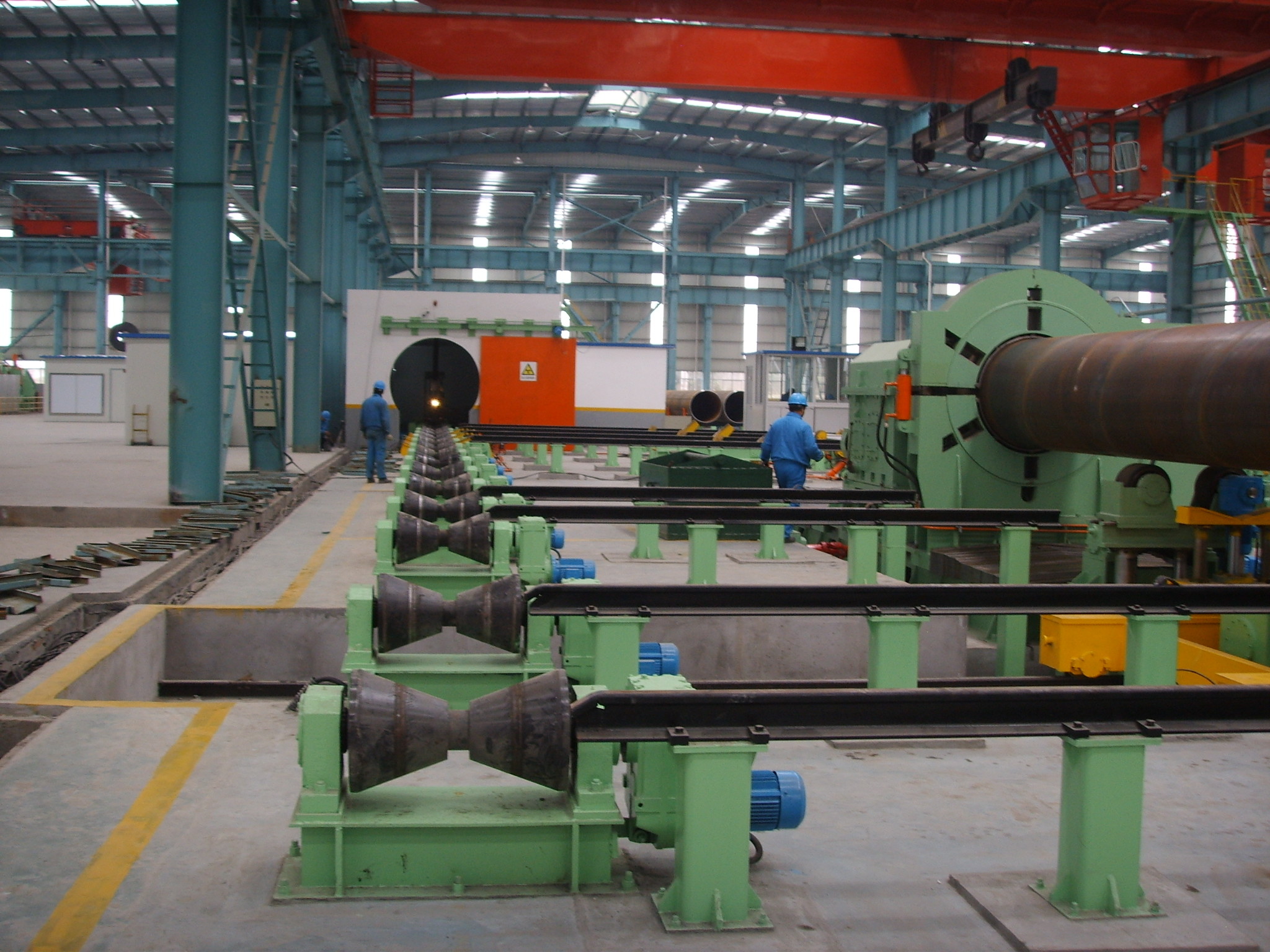 Anti Corrosive Pipe Conveyor Rollers Conveyor Drive Rollers For Pipe Transmission