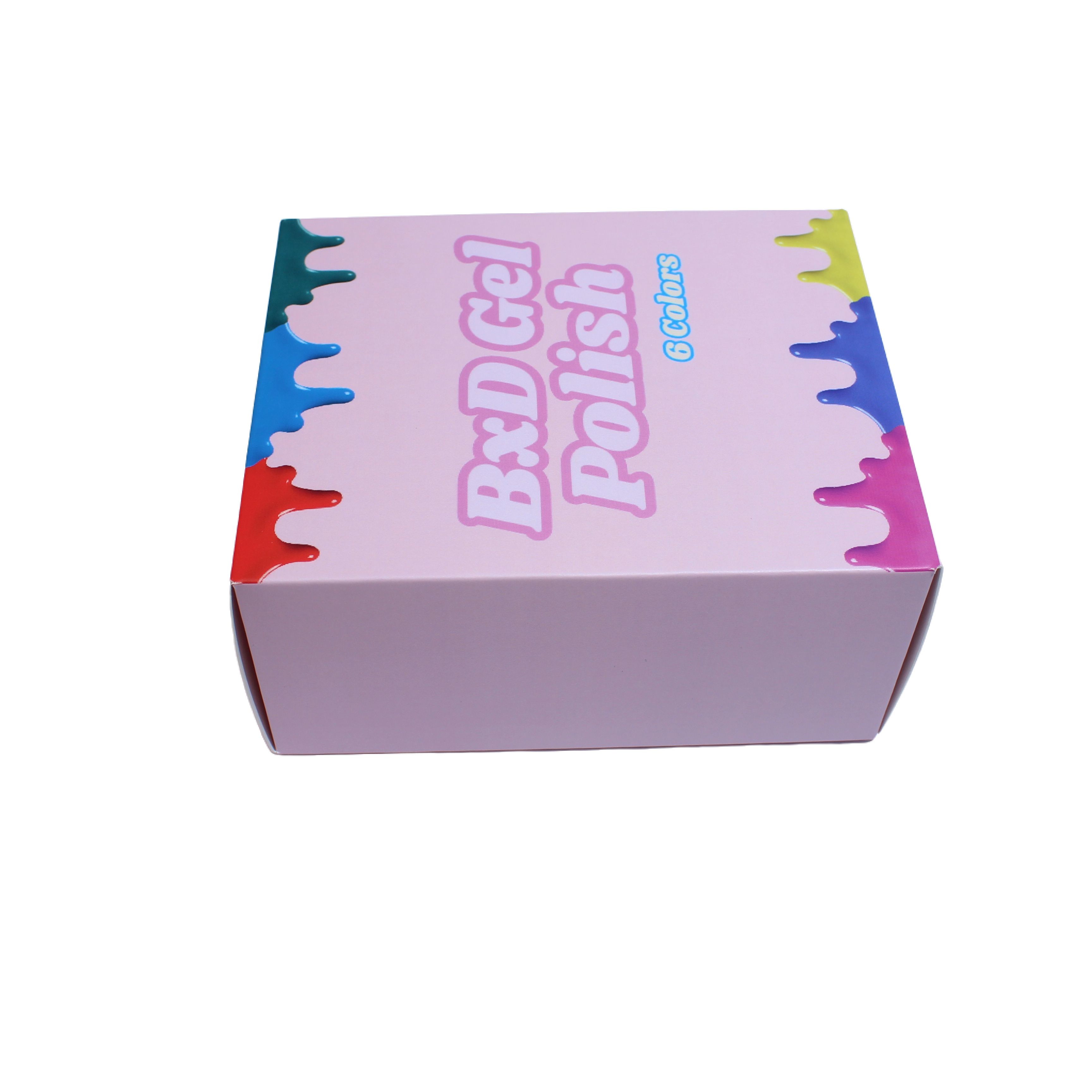 Custom beauty product packing Boxes fit for fake nail desigh skincare gift box small paper box