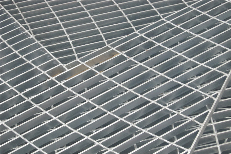 Walkways Q235 Galvanized Bar Grating Floor Drain Cover Hdg Steel Grating