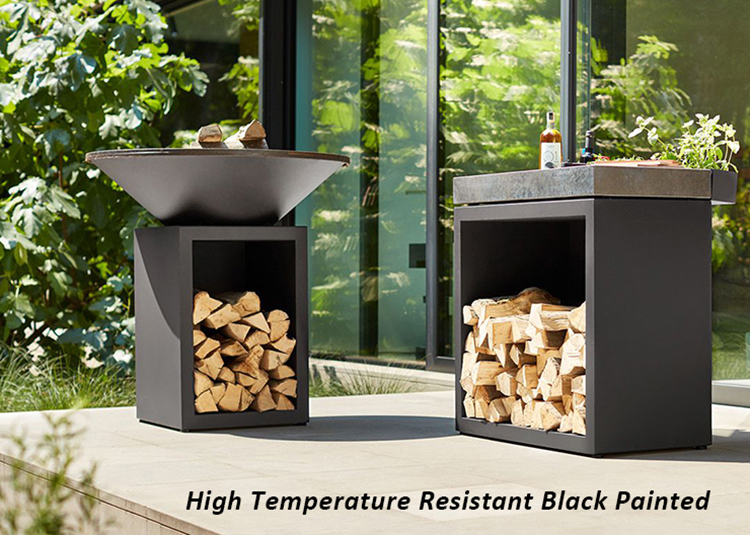 high temprature resistant black painted