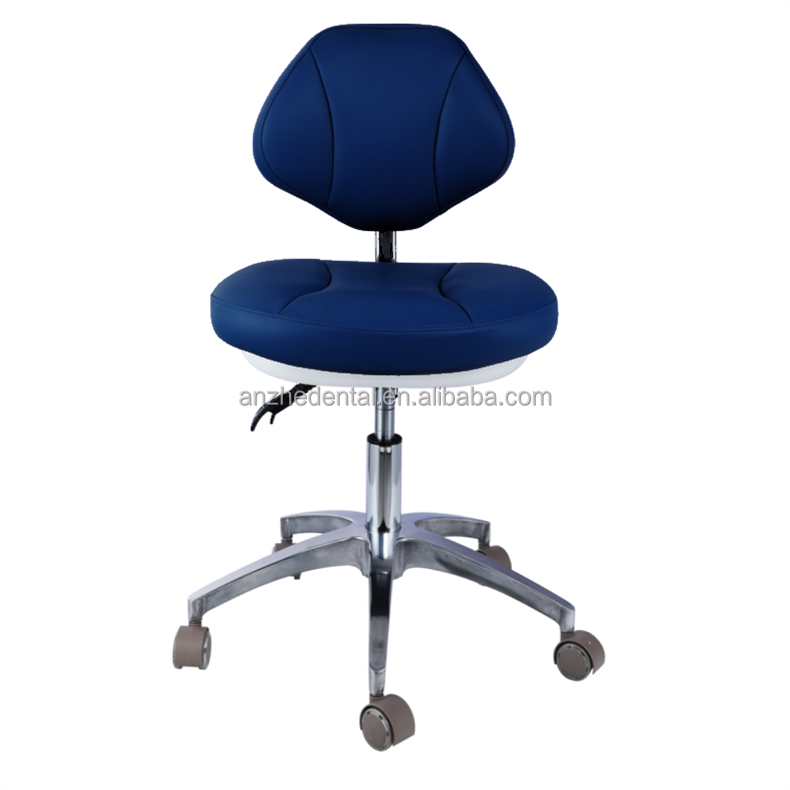 Big Cushion Dental Assistant Nurse Stool Comfortable Backrest Custom Dentist Stool