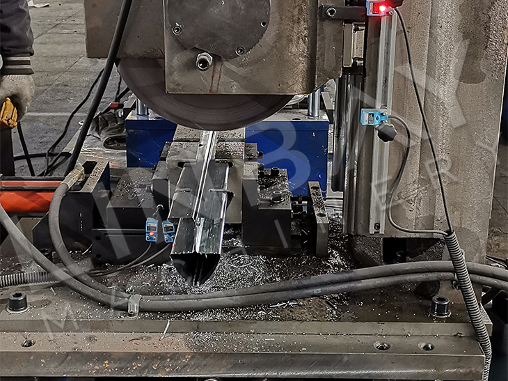High Speed Automatic Galvanized Steel Wire Mesh Fence Post Roll Forming Production Line