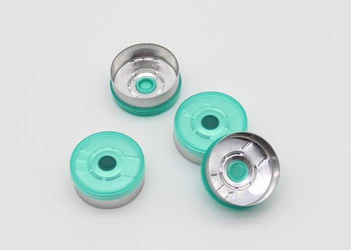 Pharm Standard Medication Vial Flip Caps Transparent Green Color With High Safety