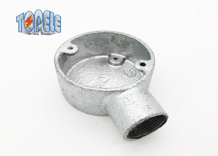 BS4568 BS31 Circular Junction Box Malleable One Way Terminal