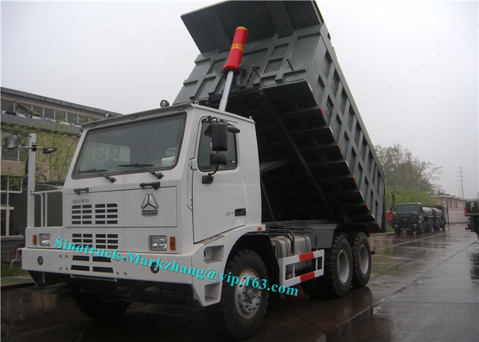 Mining Industrial Dump Truck , 70T Earth Mover Dump Truck ZZ5707V3840CJ
