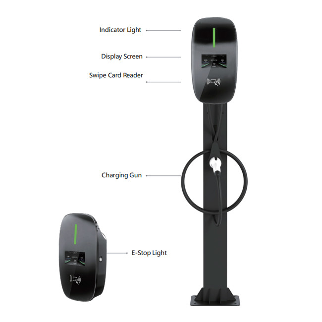 Charging Piles and Solutions with Swipe Card Reader and Natural Cooling Dispenser