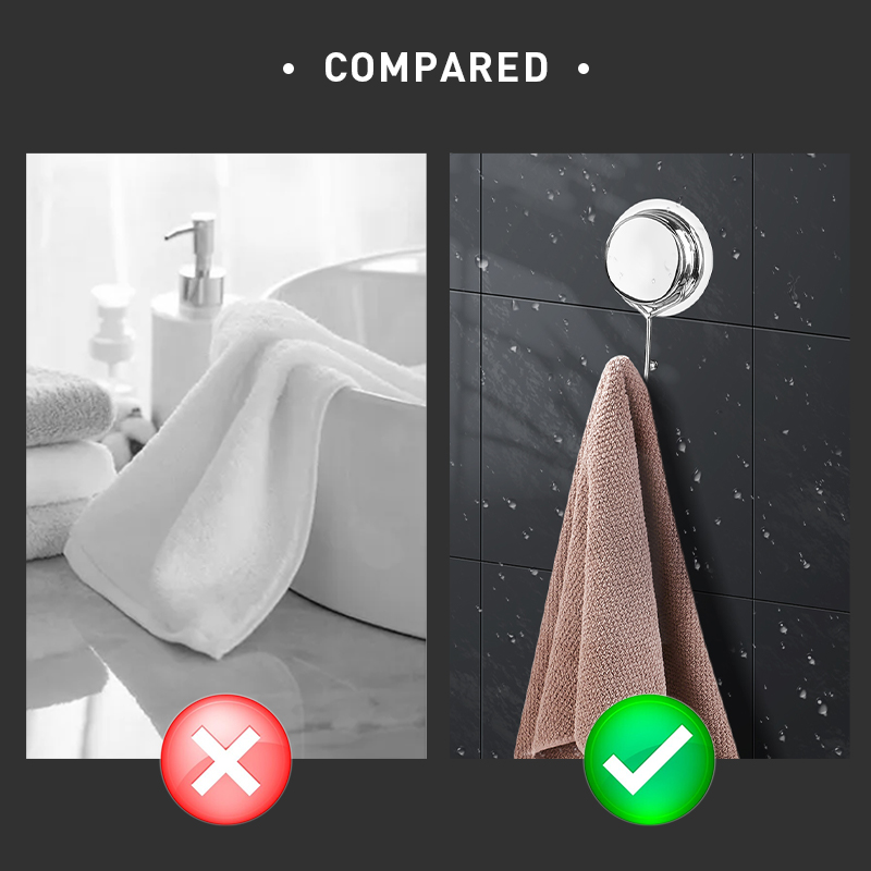 Wholesale Wall Hooks Wall Hanger Sliver Suction Single Hook