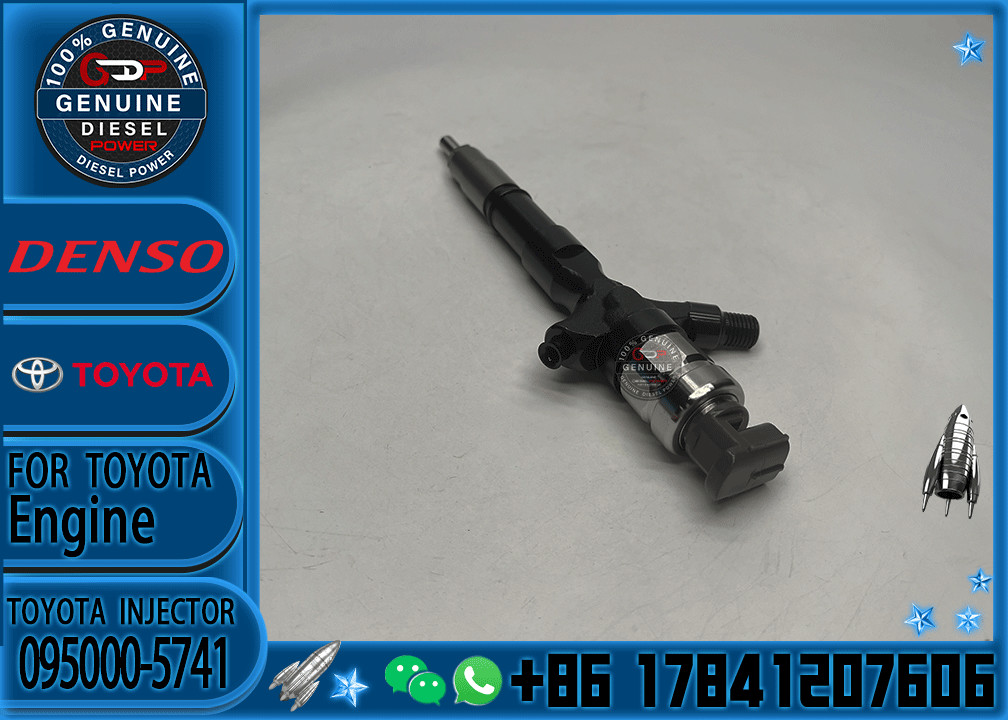 23670-30080 095000-5740 Common Rail Diesel fuel Injector 095000-5741 for Land cruiser Prado 3.0 D 1KD-FTV Prado J120