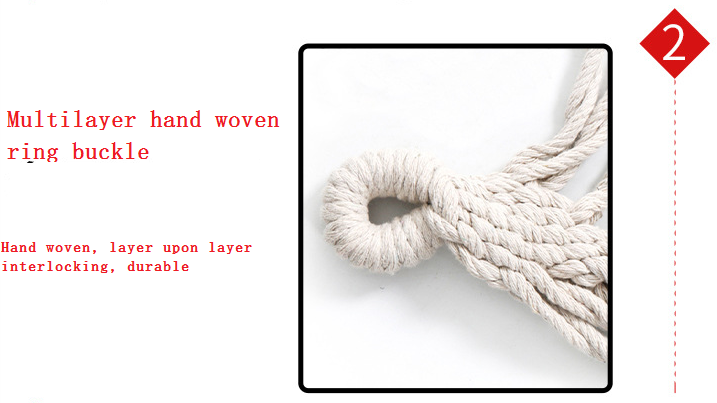 Non-woven Fabric Canvas Hammock Bed Folding Double Hanging Nylon for Outdoor Hiking