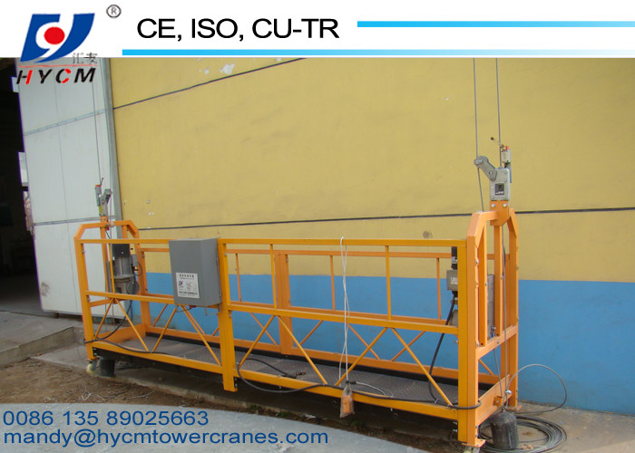 Building Construction Aluminum alloy 380V/50Hz 0.8Ton ZLP800 Suspended Working Platform