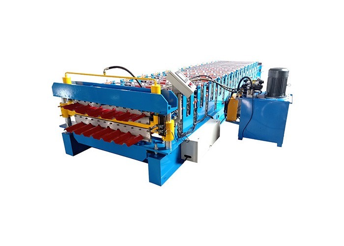 Automatic Iron Sheet Double Layer Machine For Manufacturing Two Ibr Sheet Designs