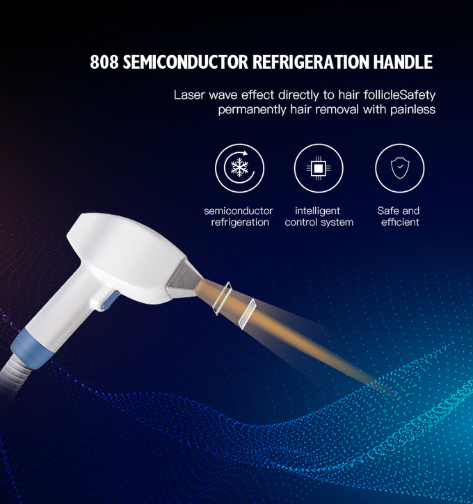 Foldable Alexandrite Laser Hair Removal Machine Permanent 808 Diode Laser Machine