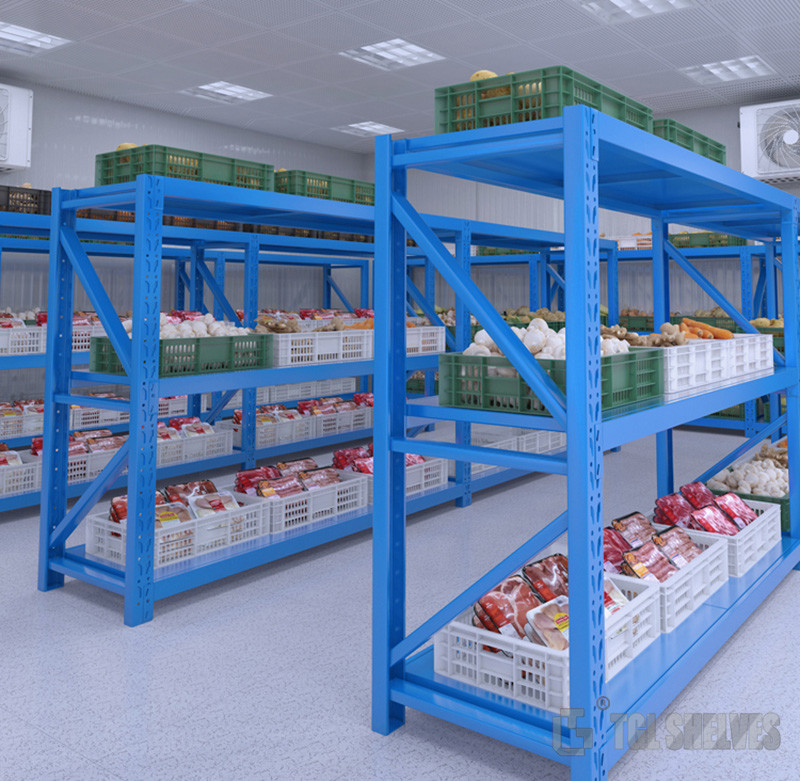 300kg Capacity Warehouse Storage Shelves , warehouse shelving units 120×45×180cm size