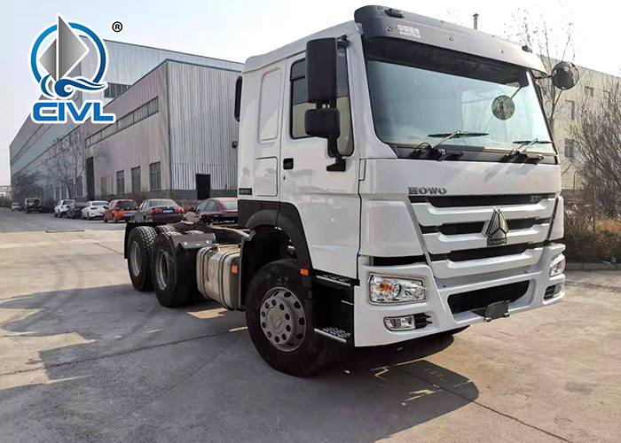 Single sleeper Tractor Truck SINOTRUK HOWO LHD 6X4 Euro2 336HP ZZ4257N3241