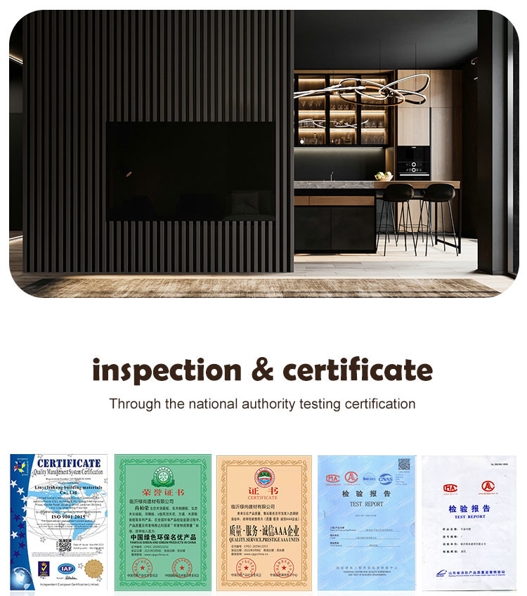 Customized Co Extruded WPC Wood Panel Wall Board Fire Resistant