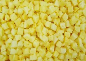 Buy cheap HACCP 10kg Organic 10mm IQF Frozen Pineapple Slices product