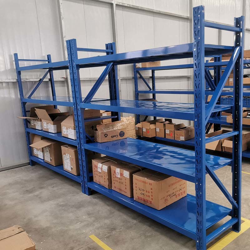 Indoor Adjustable Shelves Medium Duty Industrial Rack Shelving For Optimal Space Utilization