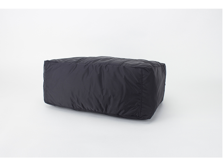 Black Portable Foldable Travel Bag Large Volume Thermal Transfer Printing