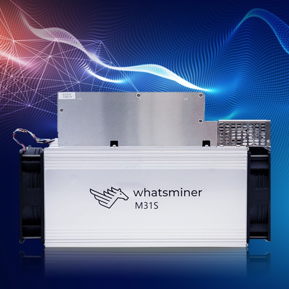 3360W Liquid Cooled Bitcoin Miner , MicroBT Whatsminer M31s 80TH/S Miner Bitcoin Machine