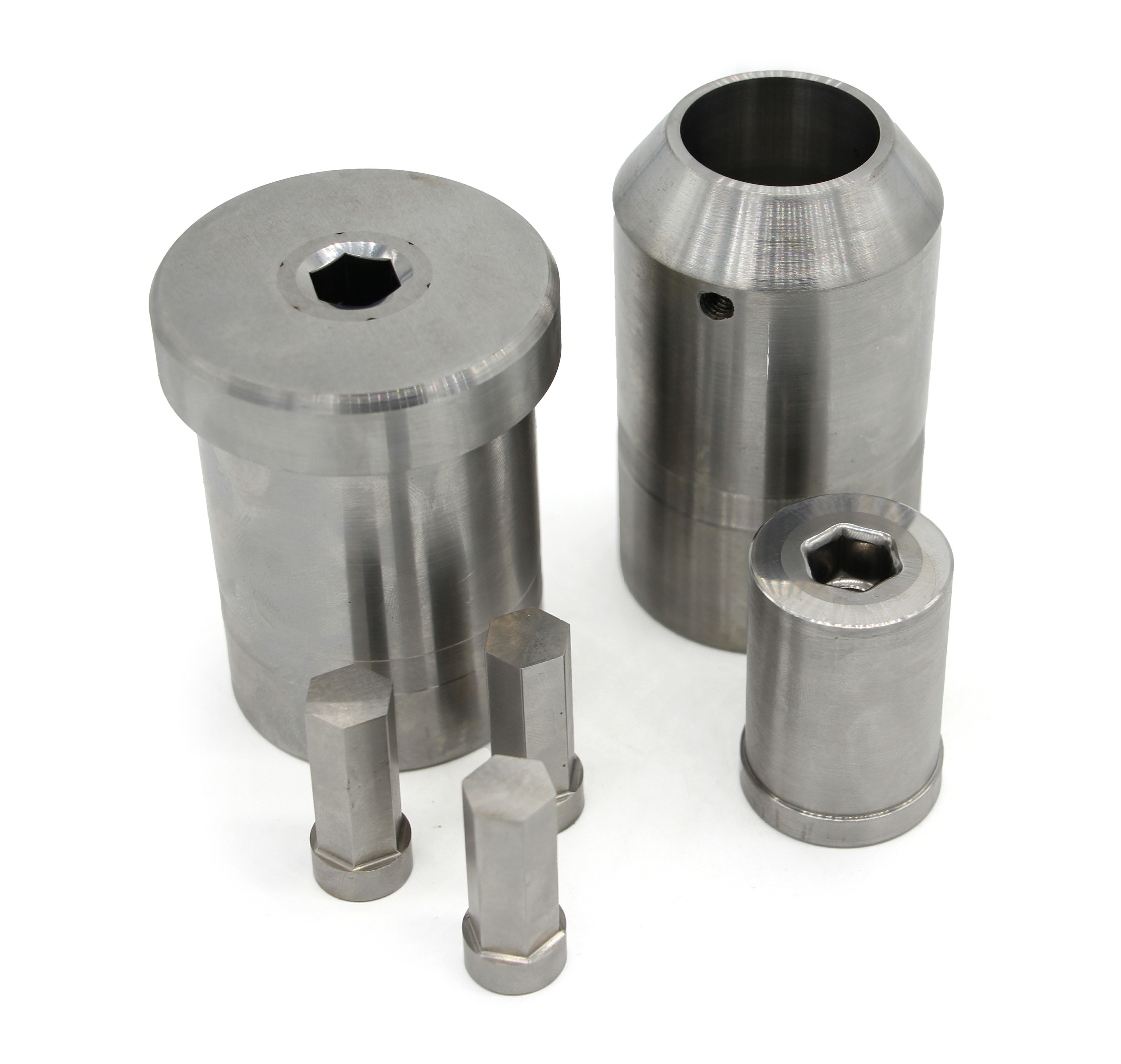 OEM ODM Hex Dies Precision Shaping Tools For Hexagon Bolts / Nuts HRC Available
