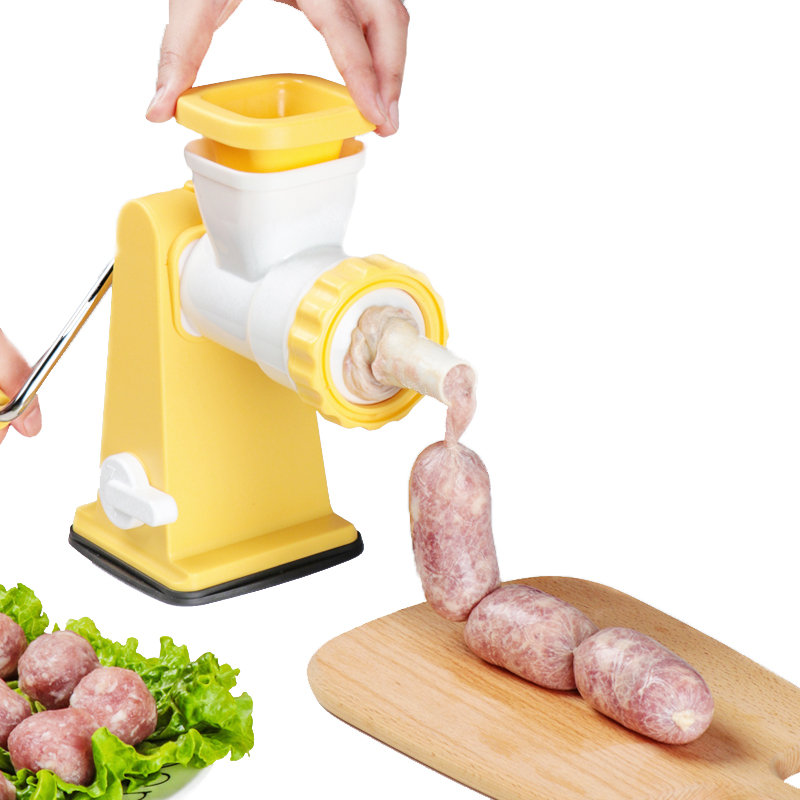 Manual Multi Functional Sausage Stuffer Filler Nozzles For Home