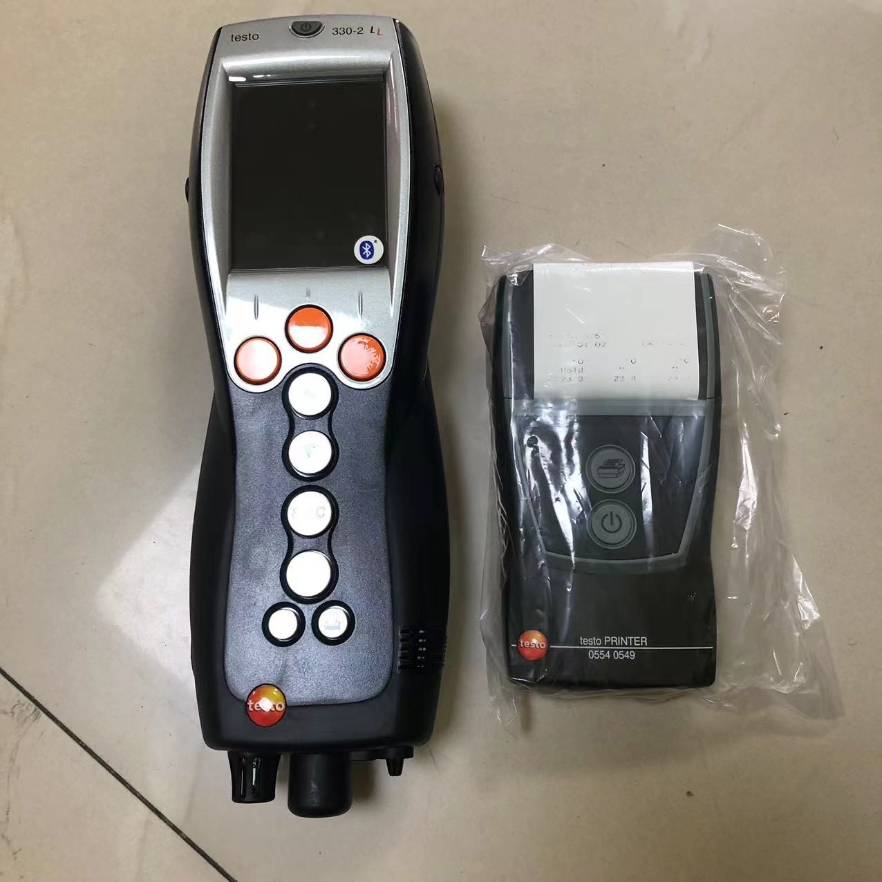 Testo 330-2 LL 320 0563 3220 75 Flue Gas Analyzer For Co O2 And Co2 Detector