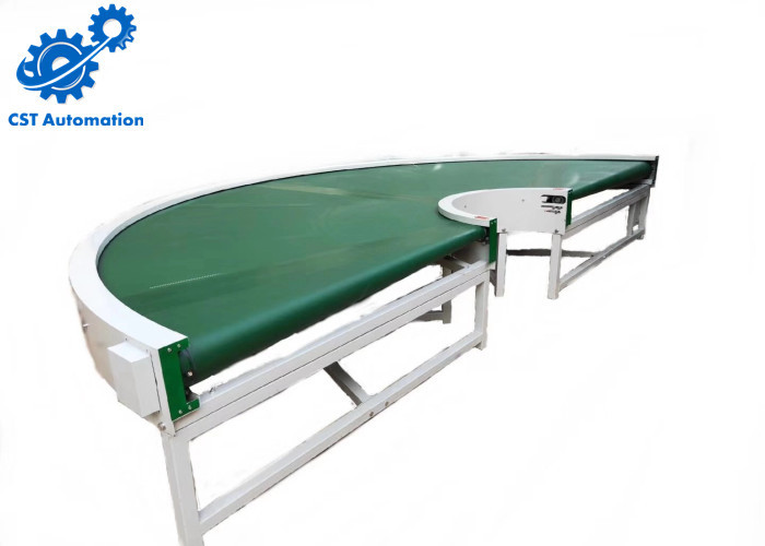 Package Industry 180 Degree Belt Conveyor 220V 50Hz / 60Hz Energy Saving