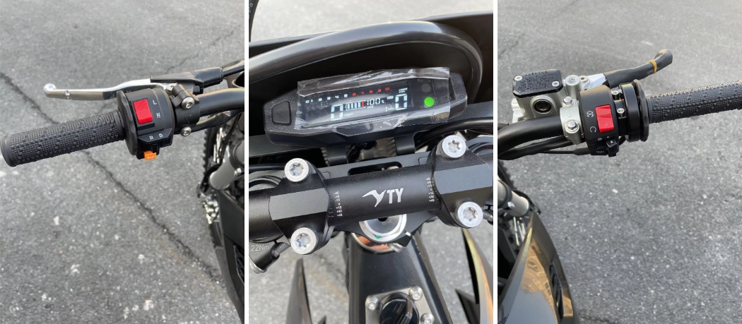 12000W Mid Drive Electric Dirt Bike 72V 40Ah Battery Off Road Electric Motorcycles