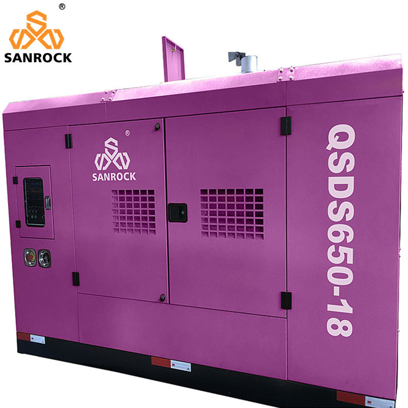 Screw Air Compressor Machine Portable 194kw Diesel Engine Mining Screw Air Compressor