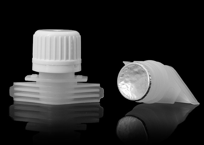 16mm Plastic Spout Caps Nozzle With Protection Easy Peelable Aluminum Foil Seal Liner