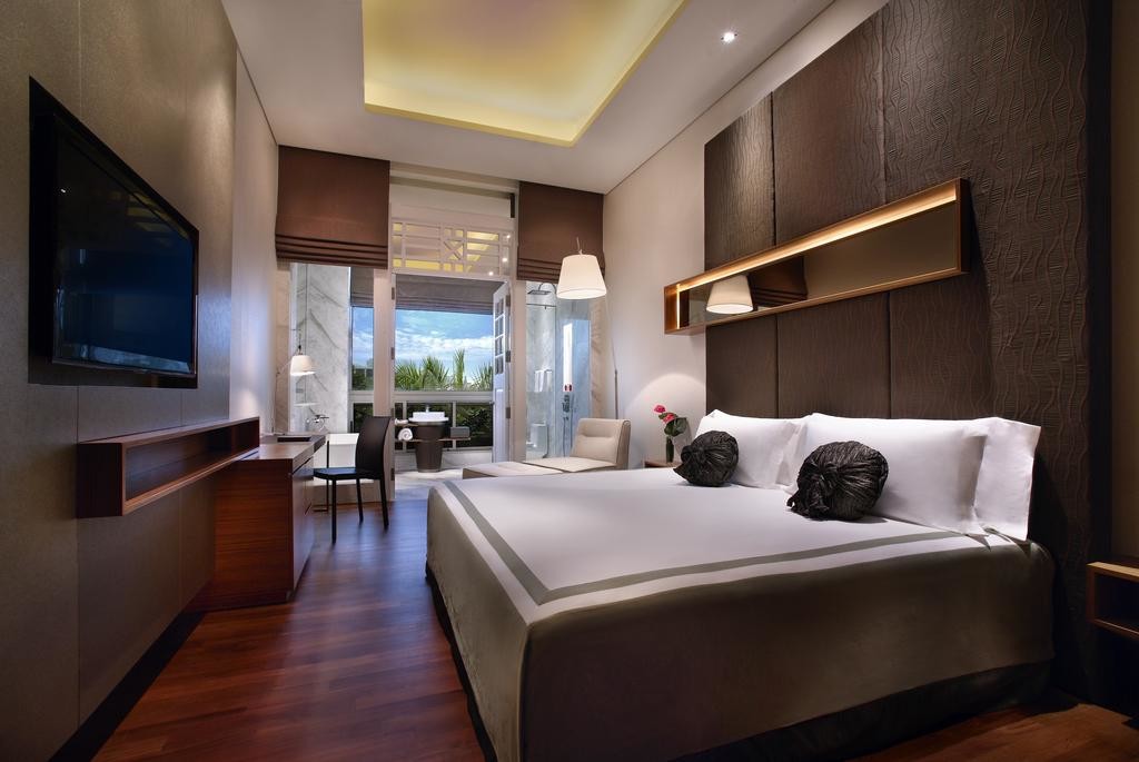 Hotel Room Furniture Fabric Upholstered Wall Panel for Bed Headboard with Hanger cabinets and Combined Working desk
