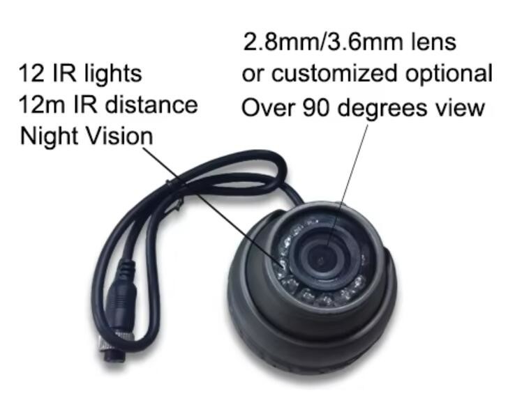 AHD 1080P Night Vision Infrared Closed Circuit High Definition Camera Long Term Storage For Car
