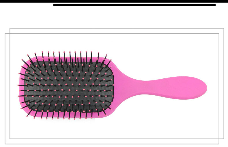 Streamlined Handle Scalp Massage Comb Customized Color ABS Airbag Comb