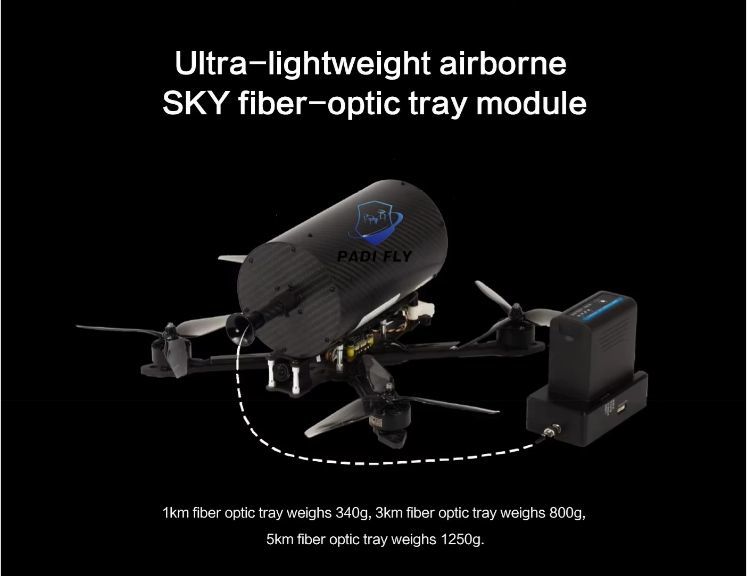 30-40km 0.25mm Low Latency Drone Optical Fiber for High Efficiency Wired Image Transmission Fpv Drone Anti-Interference