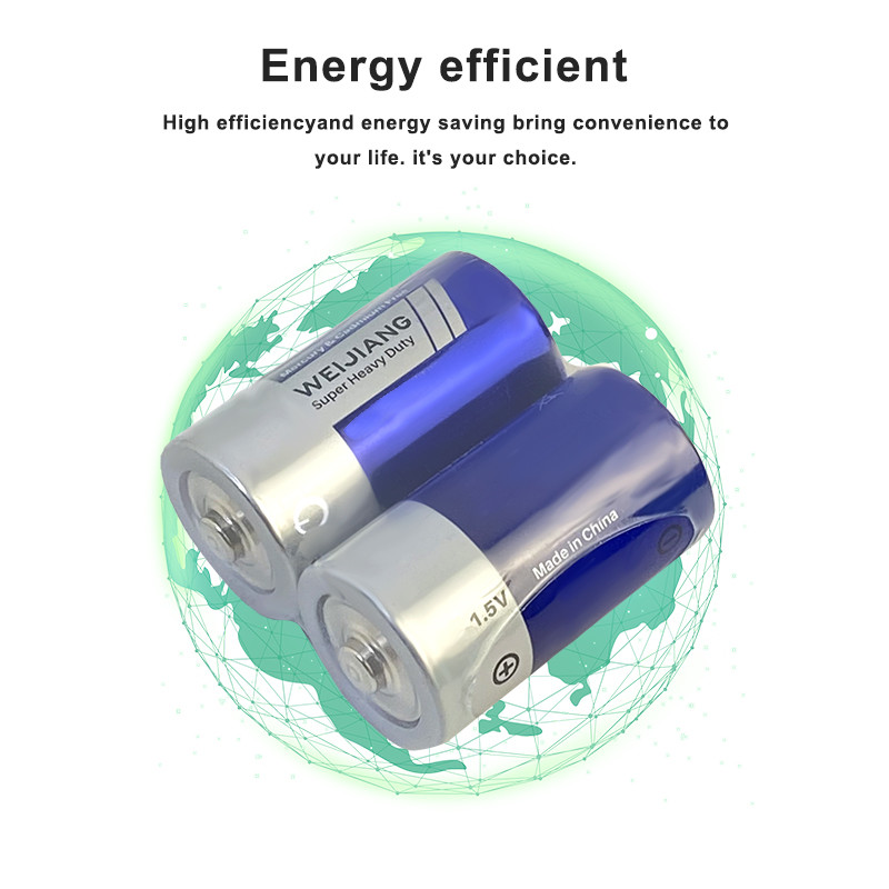 D Size Battery Heavy Duty non-Rechargeable D Cell Battery Carbon disposable batteries