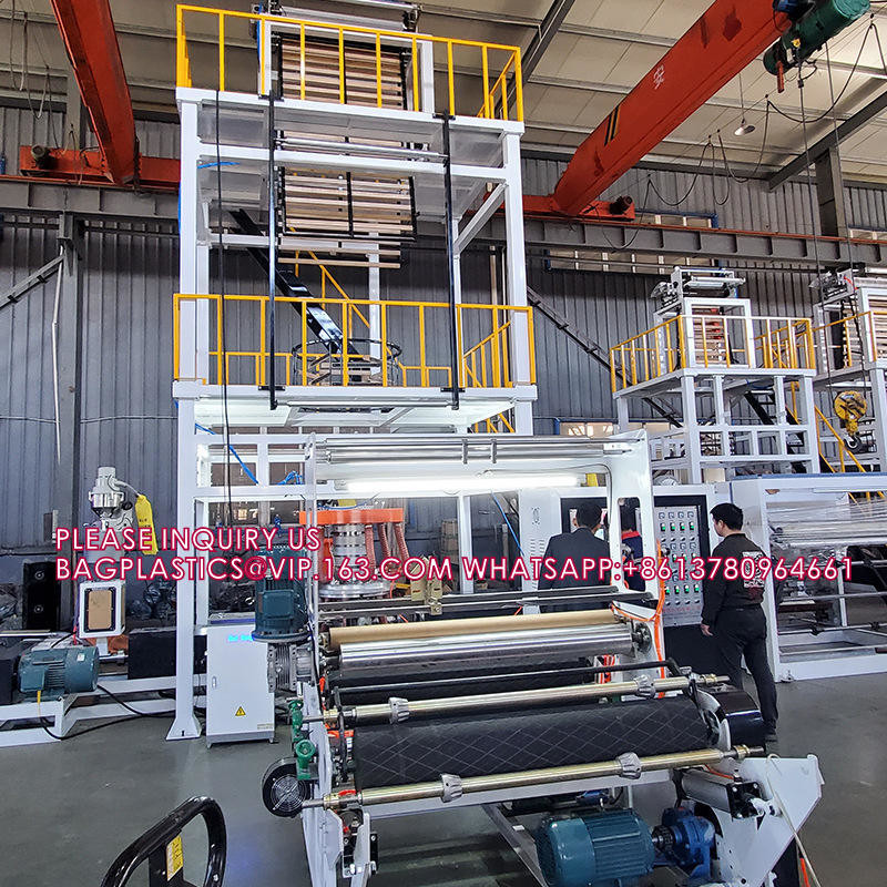 Plastic Extruders Film Blowing Machine PE Single Layer Extrusion Blowing Machine Customized Machine