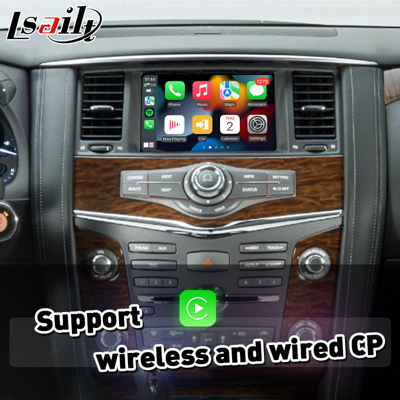 Wireless Carplay Android Auto Interface for 2011-2017 Nissan Patrol Y62