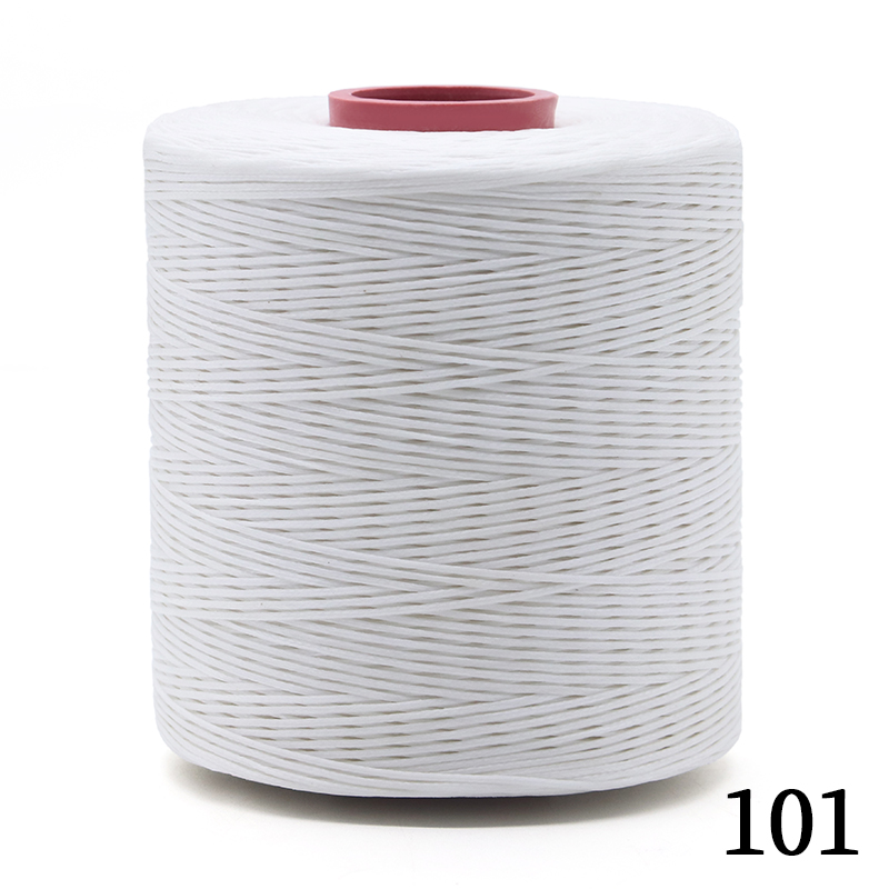 Supply 300D/16 Flat Wax Thread for Leather Sewing Polyester Wax Bonded Braided Thread