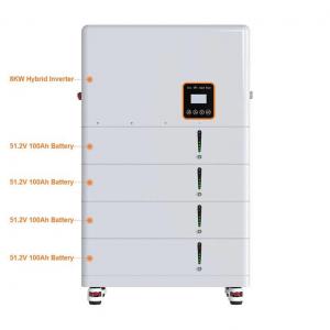 Buy cheap Long Cycle Life Stackable LiFePO4 Battery Energy Storage Inverter 5KW Battery product