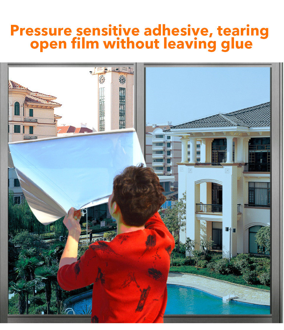 Building Window Tint Film House Decoration One Way Mirror Building Solar Window Film