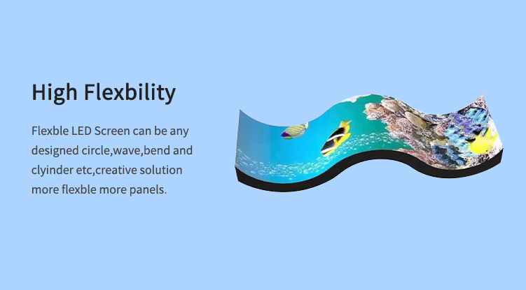 P2.5 Ultra Thin Flexible LED Screen Adhesive Soft LED Screen Display