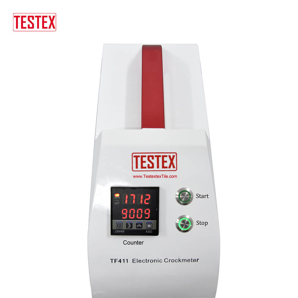 Portable Textile Testing Equipment Specimen Crockmeter With 16 mm Rubbing Head