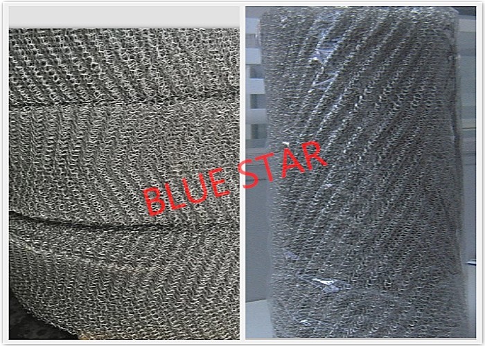 Durable Knitted Wire Mesh Wire Dia 0.006 " 0.007 " 0.008 " 0.011" Width 24 " / 30 " / 36 " / 42 " For Filter