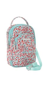 XL Tiple Zip Purse in Lily