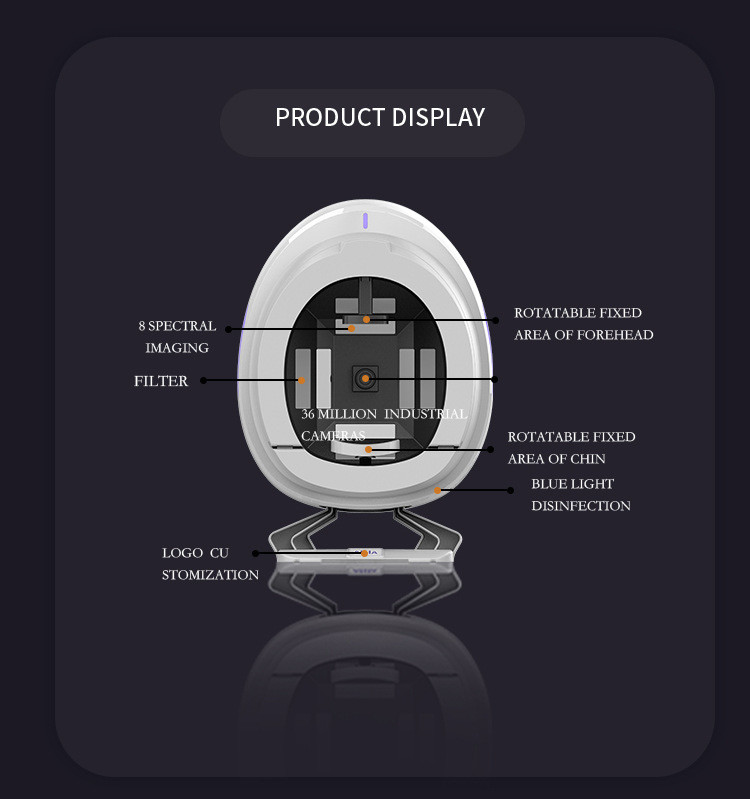 Professional Skin Analyzer Machine AI Powered Skin Diagnosis Machine