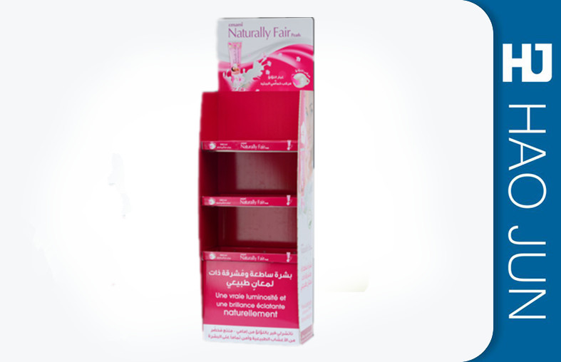 Heavy Duty Shampoo Cardboard Display Racks , Custom Cardboard Floor Displays Stands
