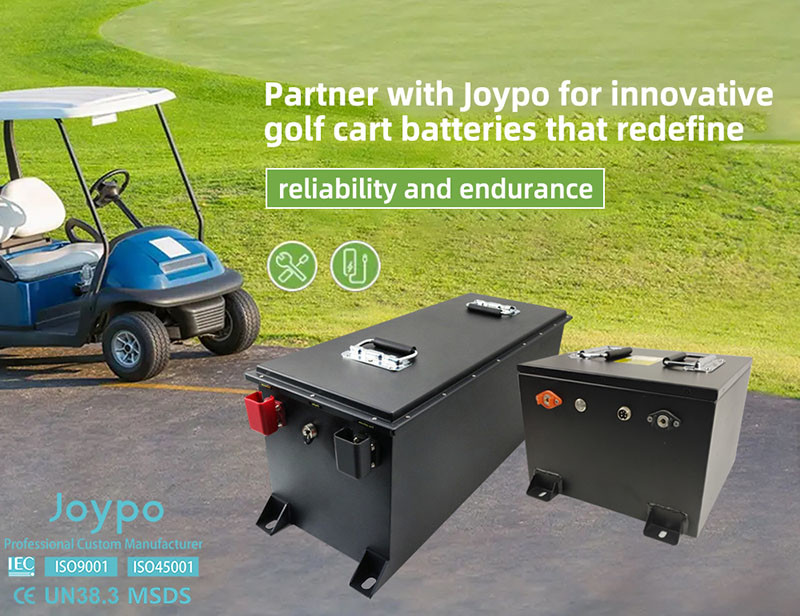 72V 60V 48V 36V 24 Volt Lithium Golf Buggy Battery 100Ah Lifepo4 Battery Customized