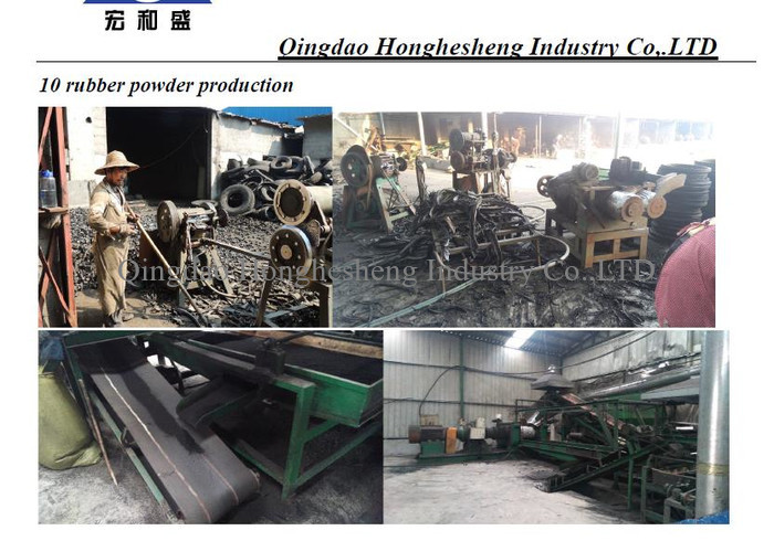 Environmental Recycling Rubber Tyre Shredding Machine 5.5kw