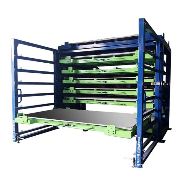 B51:Roll Out Sheet Metal Rack Industrial Sheet Metal Rack Electric Telescoping Cantilever Rack