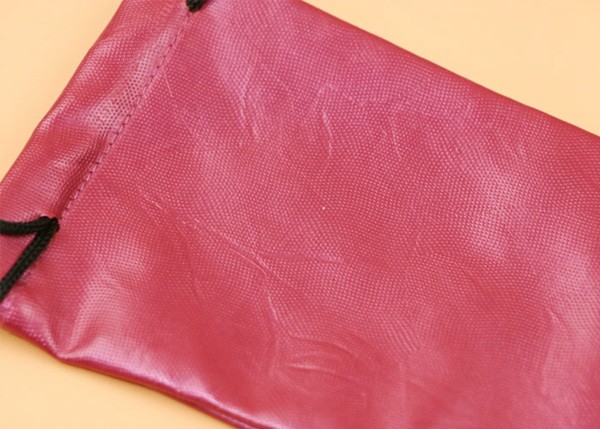 PU Inside Compound Suede Drawstring Bags Waterproof Environmental Protection